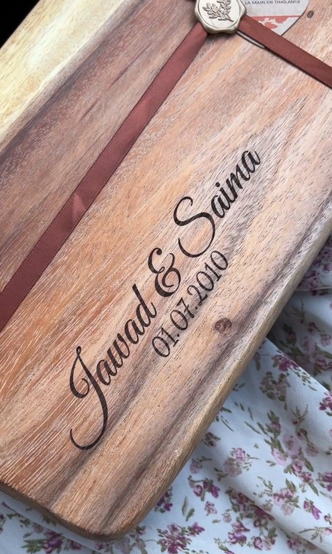Engraved Charcuterie Board